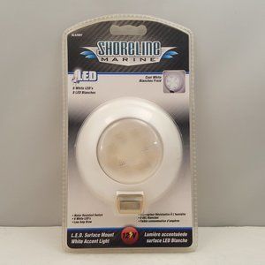 SHORELINE MARINE LED Surface Recessed Mount White Accent Task Light 12V SL52091